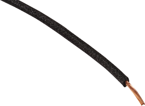25 Cloth-Braided Wire Spool - 16 Gauge - Black - Lutzka's Garage