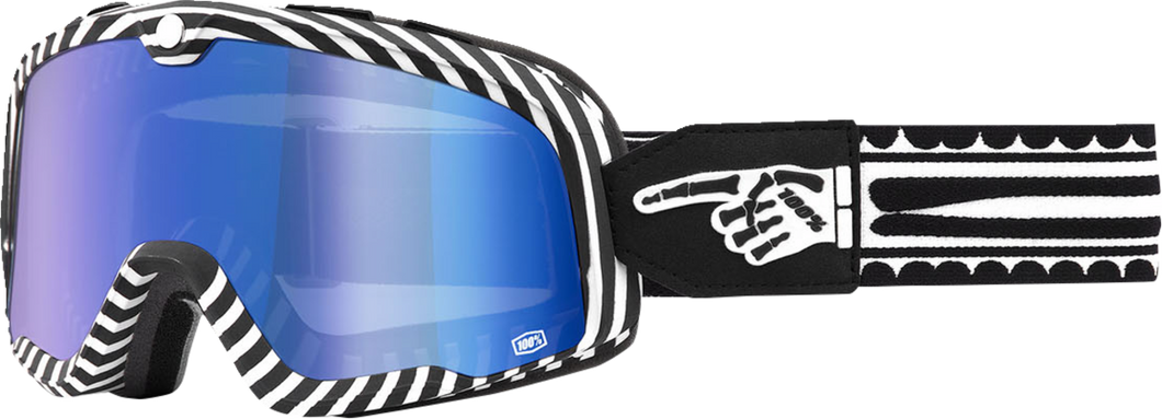 Barstow Goggles - Death Spray - Blue Mirror - Lutzka's Garage