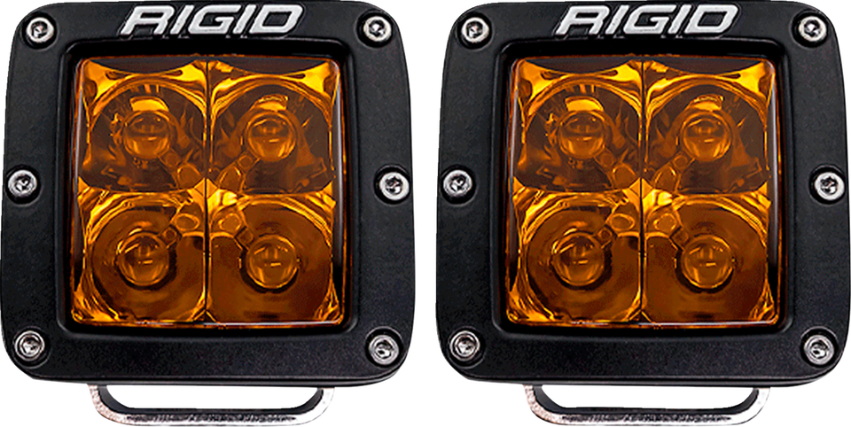 D-Series LED Light - Spot - Amber - Pair - Lutzka's Garage