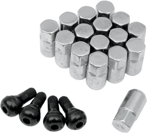 Lug Nut - 12 mm x 1.50 - Chrome - Tapered - 16 Pack - Lutzka's Garage