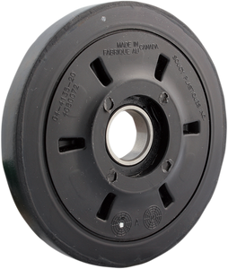 Idler Wheel with Bearing 6004-2RS - Black - 135 mm OD x 25 mm ID - Lutzka's Garage