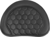 Road Sofa Sissy Bar Pad - Honeycomb - Black Stitching