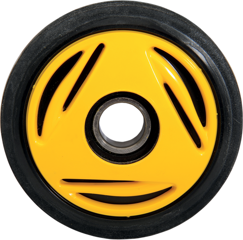 Idler Wheel with Bearing 6205-2RS - Yellow - Group 11 - 135 mm OD x 1