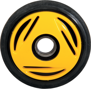 Idler Wheel with Bearing 6205-2RS - Yellow - Group 11 - 135 mm OD x 1" ID - Lutzka's Garage