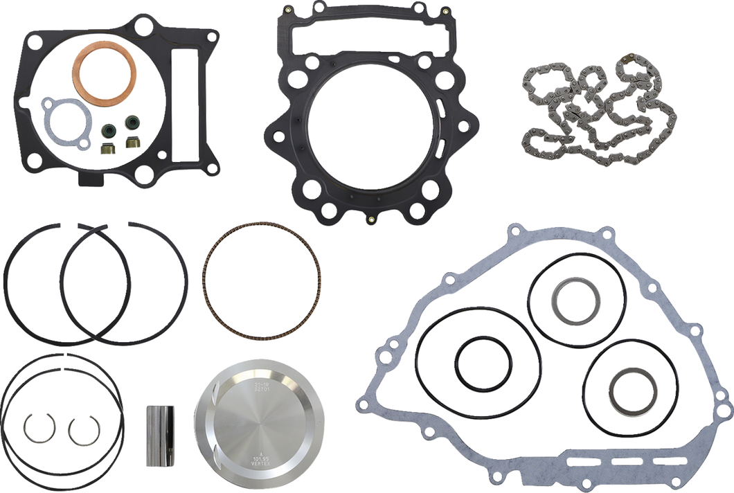 Top End Piston Kit - Grizzly YFM700/Rhino YXR700F - 101.95 mm