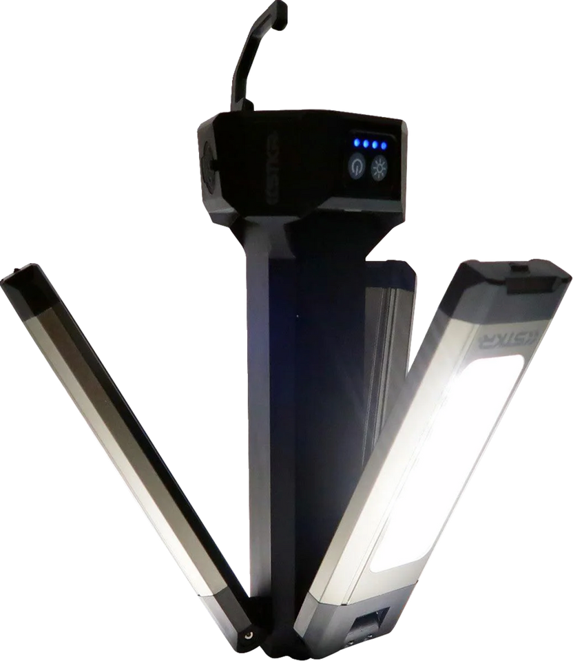 Shop Light w/Tripod - Work Area/Mobile - 2000 Lumens - Rechargeable