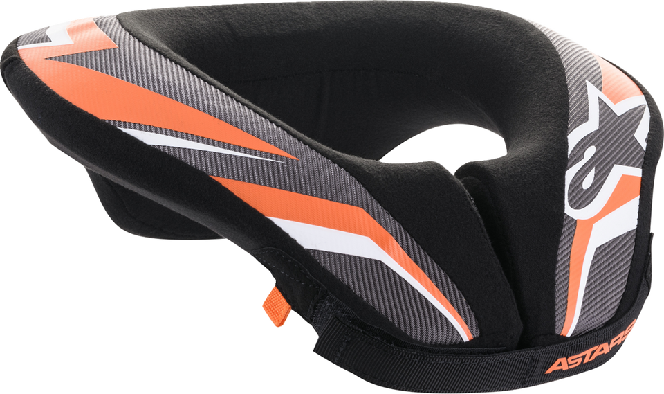 Youth Sequence Neck Roll - Black/Anthracite/Orange - S/M - Lutzka's Garage