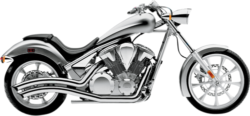 Speedster Swept Exhaust - Chrome - VT1300 - Lutzka's Garage