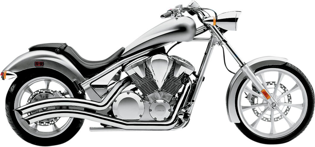 Speedster Swept Exhaust - Chrome - VT1300 - Lutzka's Garage