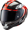 Supertech R10 Helmet - Element - Carbon/Red/White - XS - Lutzka's Garage