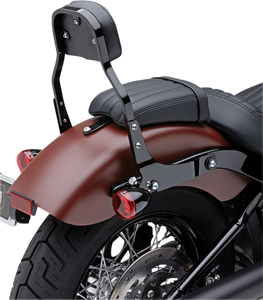 Backrest Kit - 11" - Black - Dyna - Lutzka's Garage