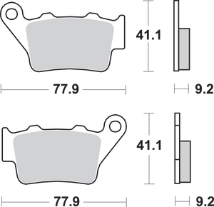 LS Brake Pads - 675LS