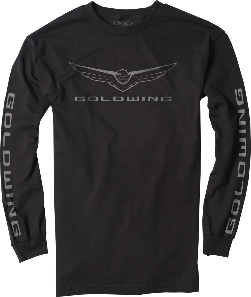 Goldwing Icon Long-Sleeve T-Shirt - Black - Medium - Lutzka's Garage