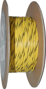 100 Wire Spool - 20 Gauge - Yellow/Black - Lutzka's Garage