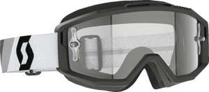 Split OTG Goggle - Premium Black/White - Clear Works