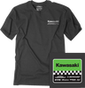 Kawasaki Starting Line T-Shirt - Heather Charcoal - Medium - Lutzka's Garage