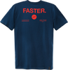 Faster T-Shirt - Navy - Medium - Lutzka's Garage