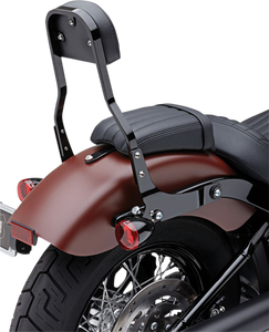 Backrest Kit - 14" - Black - Sportster - Lutzka's Garage