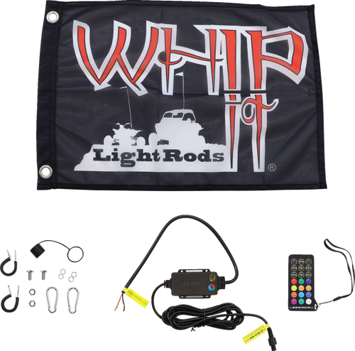 5 Light Rod Whip - Black - Lutzka's Garage