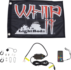 5 Light Rod Whip - Black - Lutzka's Garage