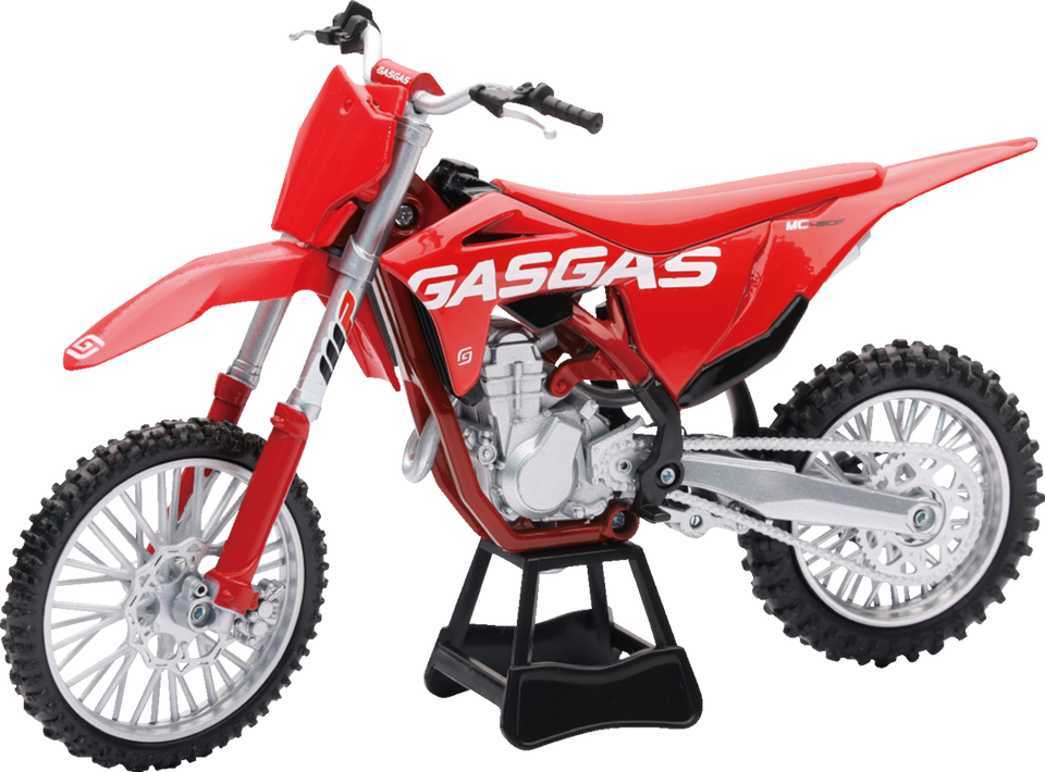 GasGas MC 450F Dirt Bike - 1:12 Scale - Red/Black - Lutzka's Garage