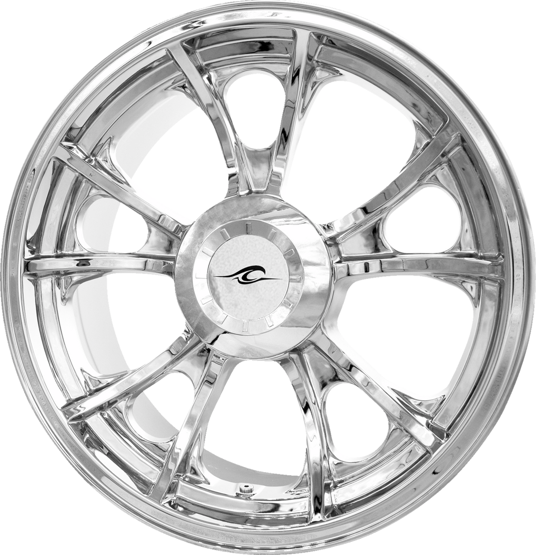 Wheel - Largo 3D - Rear - Single Disc/with or without ABS - Chrome - 18x7 - Lutzka's Garage