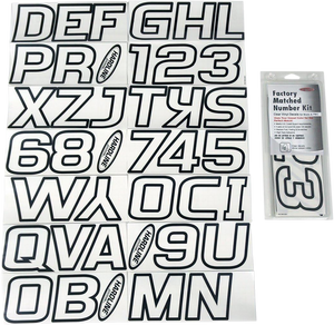 I.D. Sticker Kit - 700 Series - Clear - Lutzka's Garage