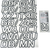 I.D. Sticker Kit - 700 Series - Clear - Lutzka's Garage