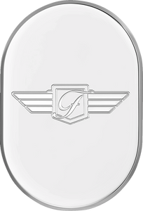 Antenna Cover - Right Rear Fender - FD Logo - Polished Stainless Steel