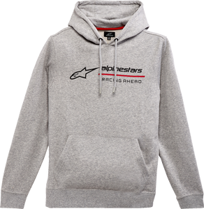 Linear Race Hoodie - Heather Gray - Medium - Lutzka's Garage