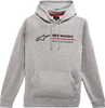 Linear Race Hoodie - Heather Gray - Medium - Lutzka's Garage