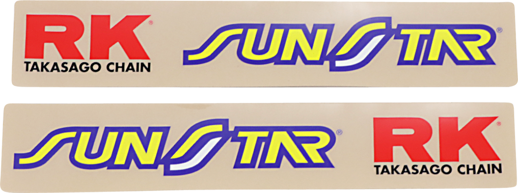 Swingarm Graphic - Sunstar RK