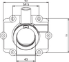 Carburetor Mounting Flange - Polaris