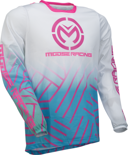 Sahara Jersey - Pink/Blue/White - Small - Lutzka's Garage