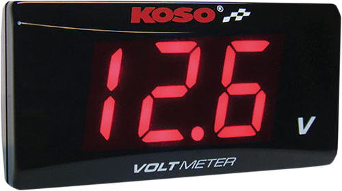 Super Slim Volt Meter - Red Digits - 2.22