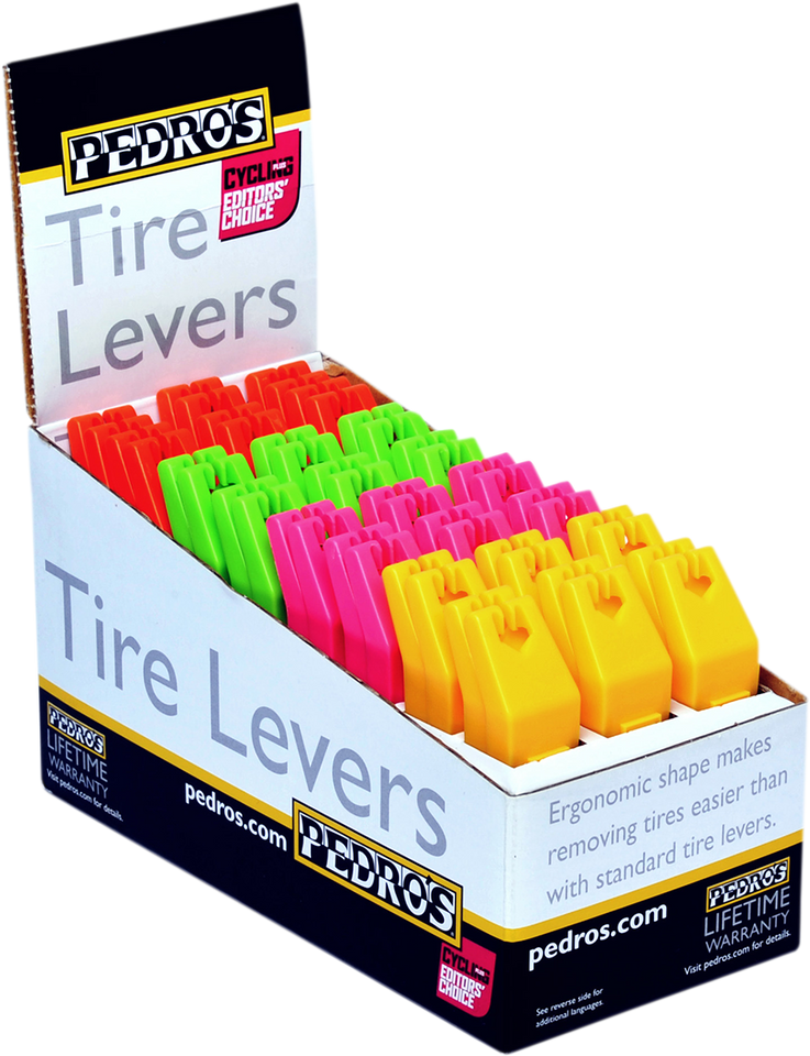 Tire Levers - 4 Color - 24 Pack Display