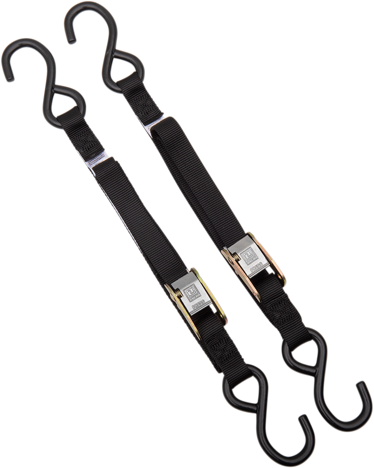 Standard Tie-Downs - 1" x 5-1/2 - Black - Lutzka's Garage