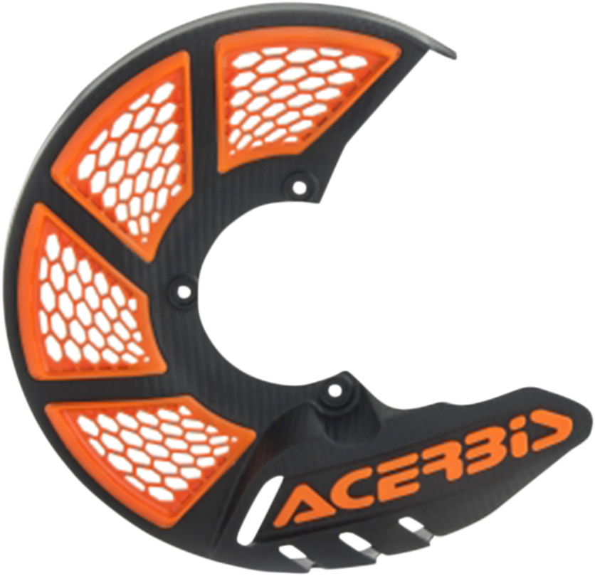 X-Brake Disc Cover - Black/ 16 Orange