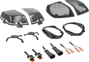 Saddlebag Lid with Speaker Cutouts - Rear - FL