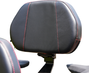 Grande Backrest - Driver - Ballistic Red Stitch - Ryker 19-24