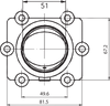 Carburetor Mounting Flange - Arctic Cat