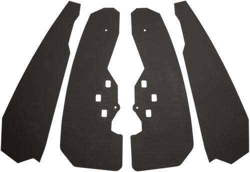 Mud Flaps - Set of Four - Black - Lutzka's Garage