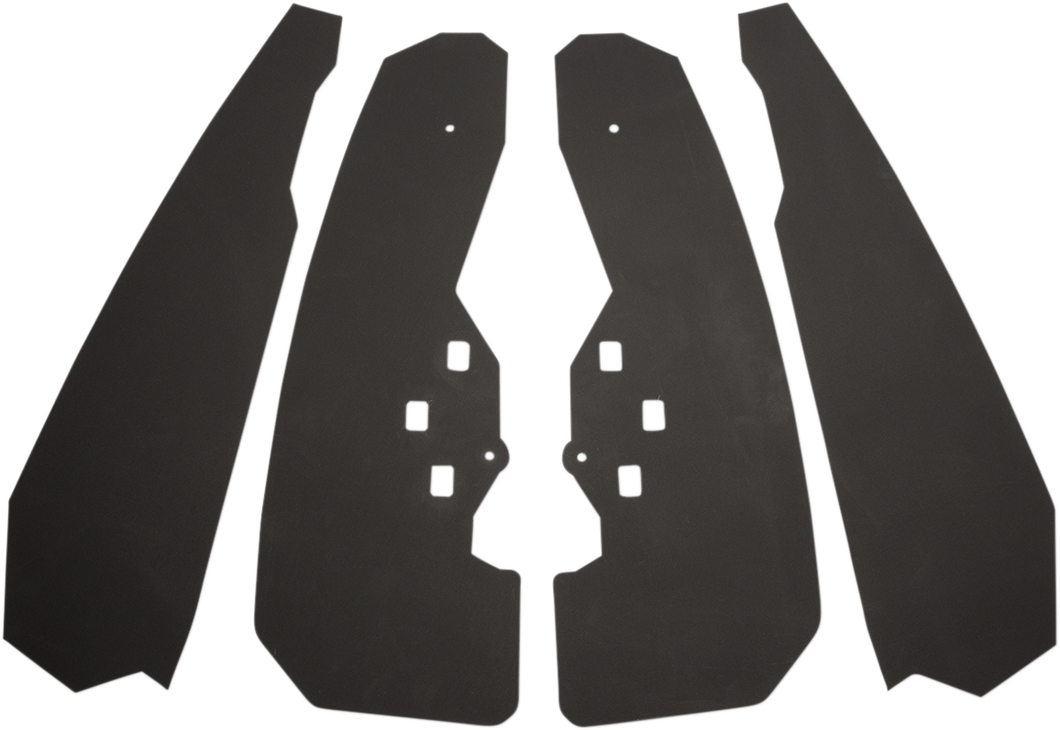 Mud Flaps - Set of Four - Black - Lutzka's Garage