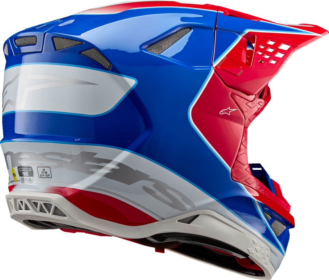 Supertech M10 Helmet - Aeon - MIPS® - Gloss Bright Red/Blue - 2L