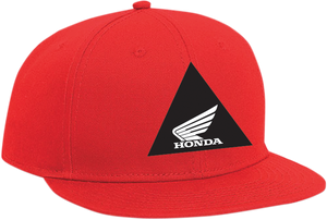 Youth Honda Snapback Hat - Red - Lutzka's Garage