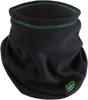 Fleece Neck Warmer - Black/Green - Lutzka's Garage