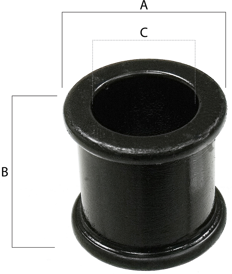 Shock Bushing - 24.1 mm OD x 26.4 mm H x 18.2 mm ID - Each