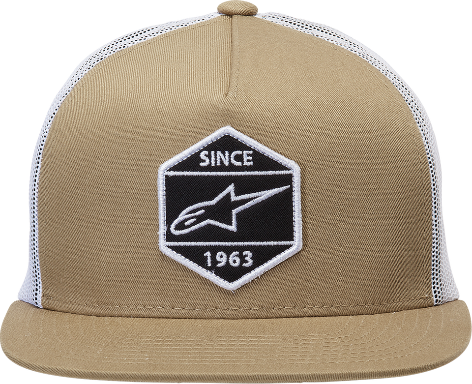 Bolt Trucker Hat - Sand/White - One Size - Lutzka's Garage