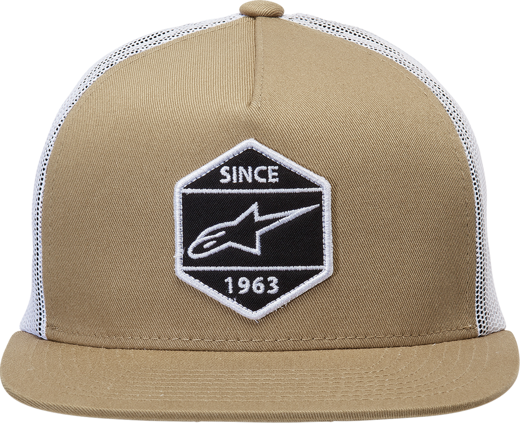 Bolt Trucker Hat - Sand/White - One Size - Lutzka's Garage