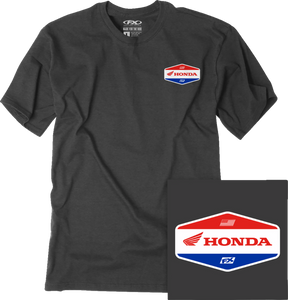 Honda Stadium T-Shirt - Heather Charcoal - Medium - Lutzka's Garage